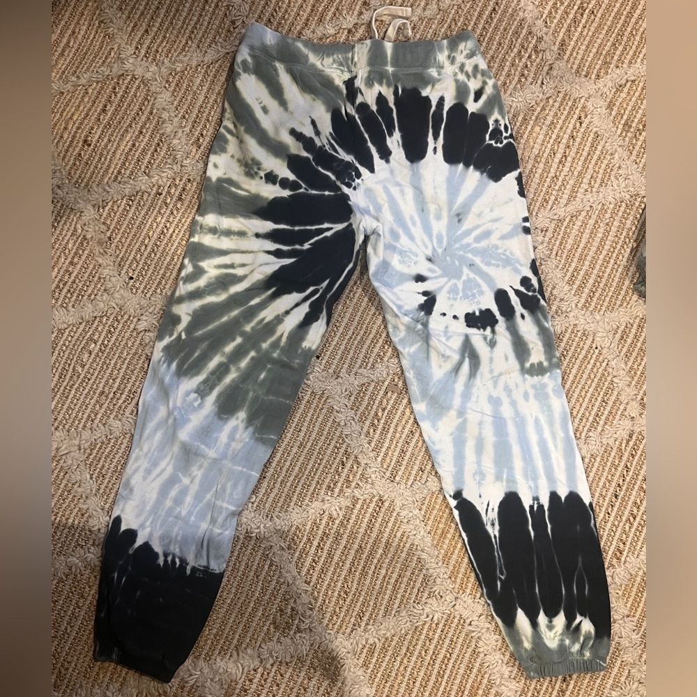 Electric & Rose Black Tie-Dye Joggers